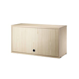 【日本代理店】String スウェーデン製 String System フリップドアキャビネット アッシュ